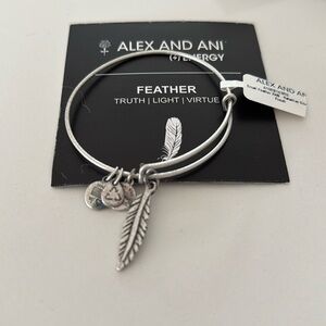 Alex and Ani Feather Charm Brand New with tag!
